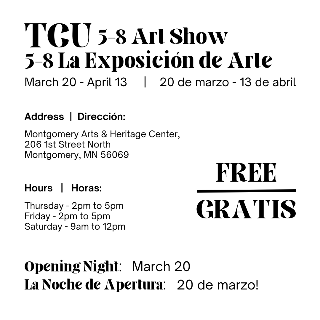 image of art show invite